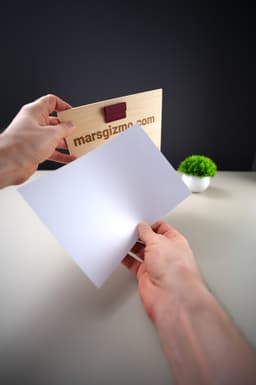 Adhesive Wall Clip for Paper 3d model