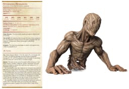 Oversized Humanoid - SCP - PRESUPPORTED - Illustrated and Stats - 32mm scale 3d model