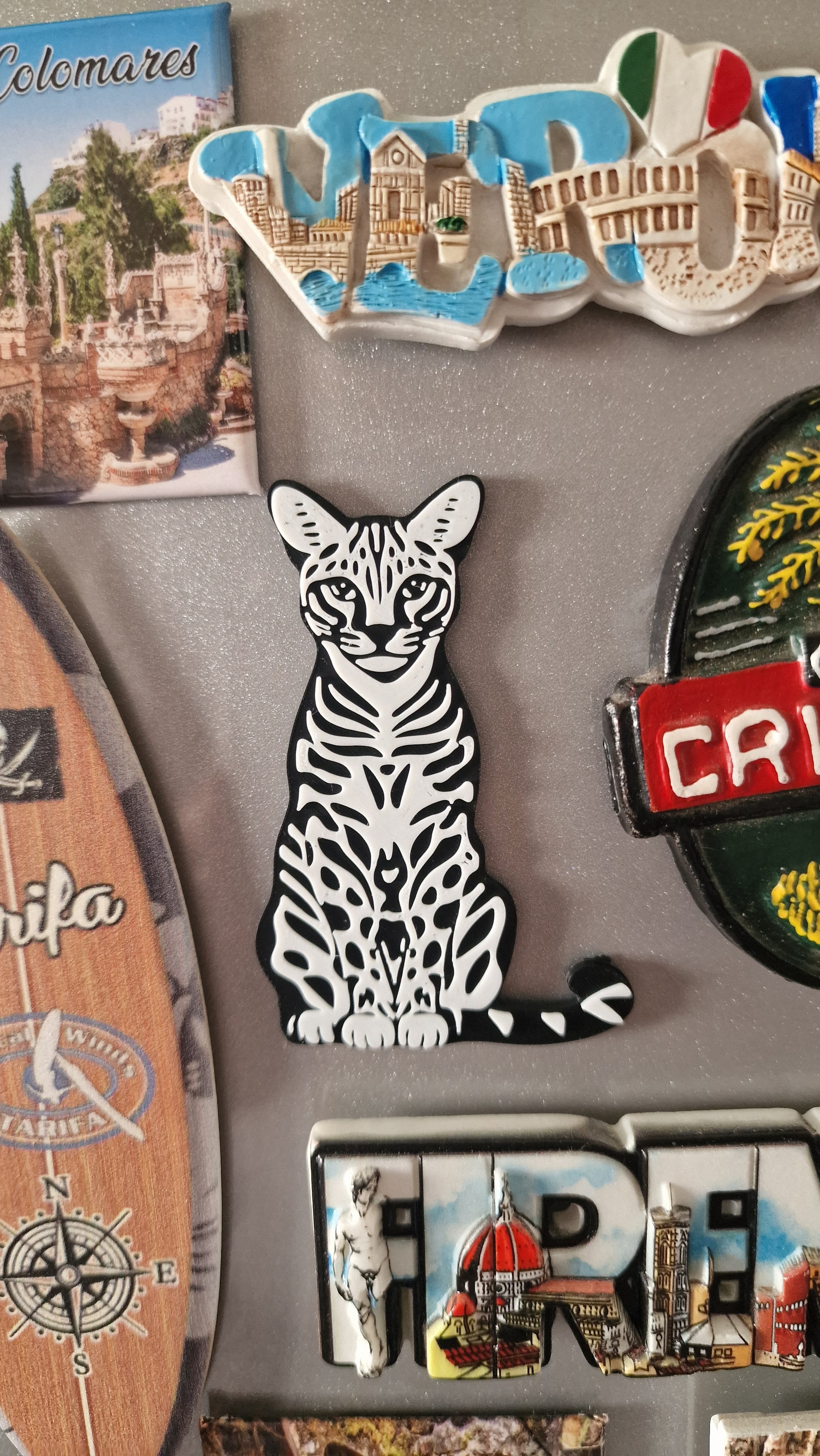 Ocelot keychain+magnet 3d model
