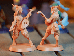Tribbi the Bard - D&D, Pathfinder, fantasy tabletop mini 3d model