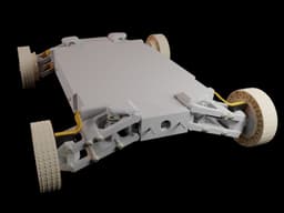 3D printed vehicle controllable over the internet 3d model
