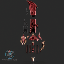 Demon King Daggers 3D Printer File STL (Solo Leveling) 3d model