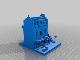 Minecraft Restaurant 3d model