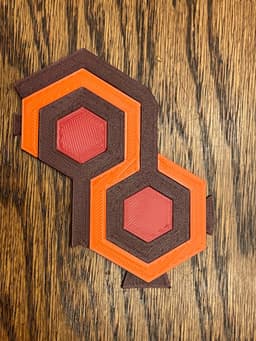 V2 Overlook Hotel Carpet Tile 3d model