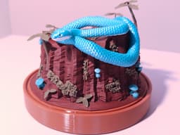 Blue Pit Viper - Desktop Diorama 3d model