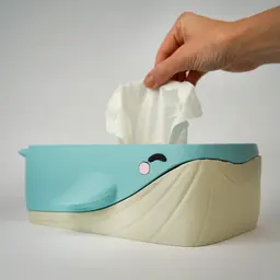 Bubbles the Whale Tissue Box Cover 3d model