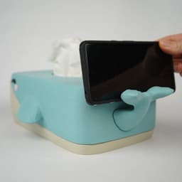 Bubbles the Whale Tissue Box Cover 3d model