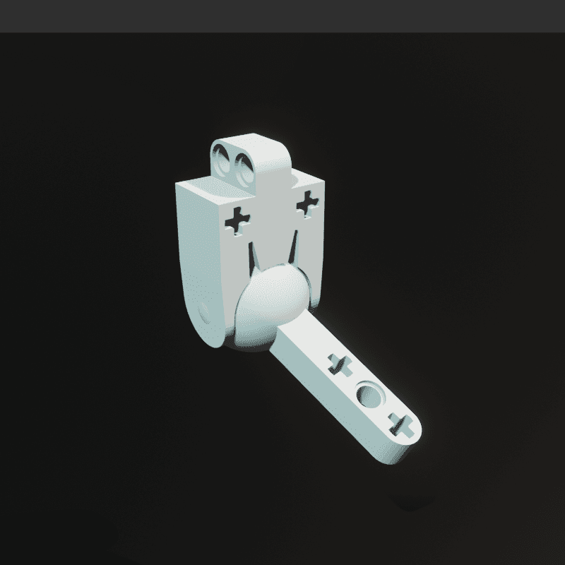 LEGO 2xL Balljoint 3d model