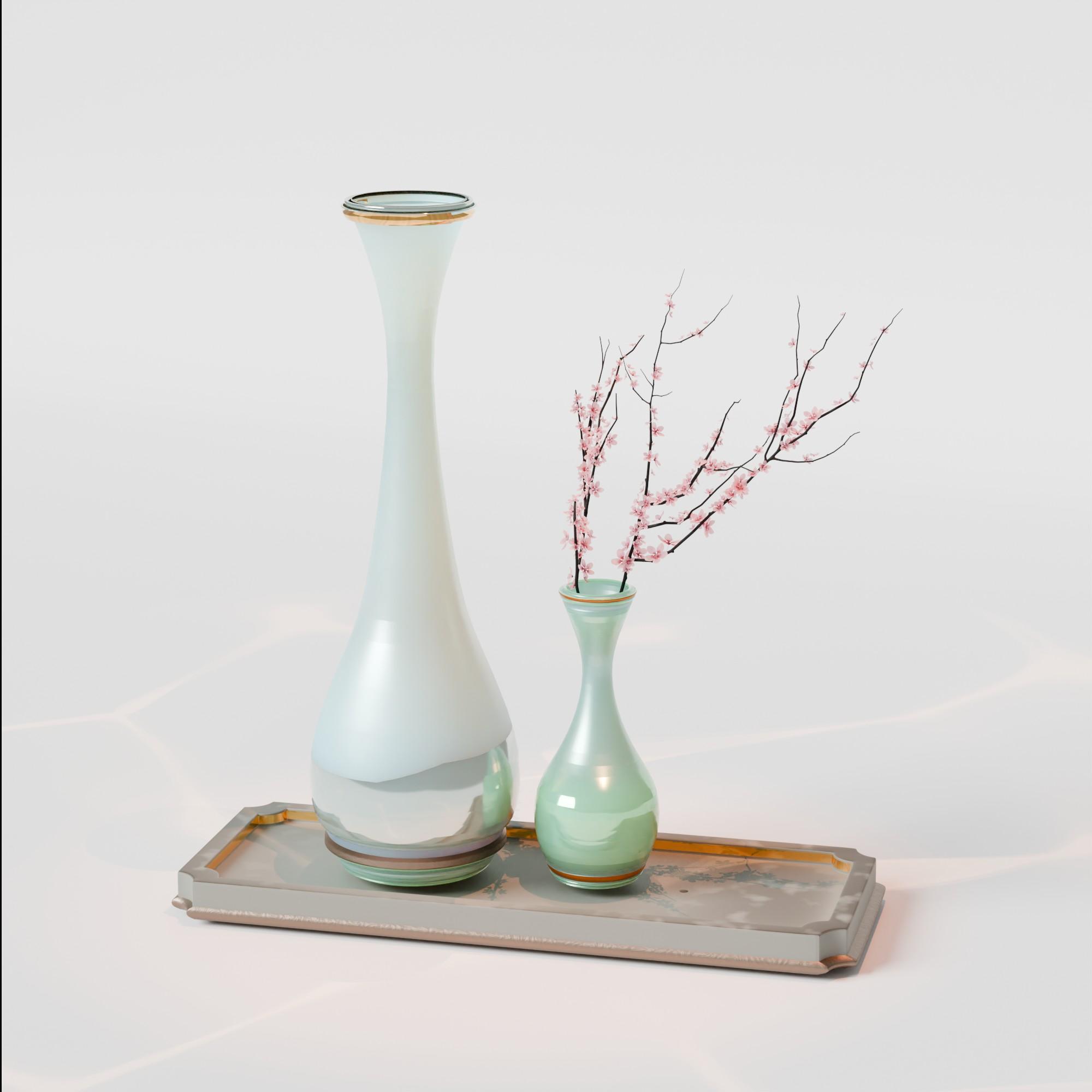 Vase 02 - (Tray not included) 3d model