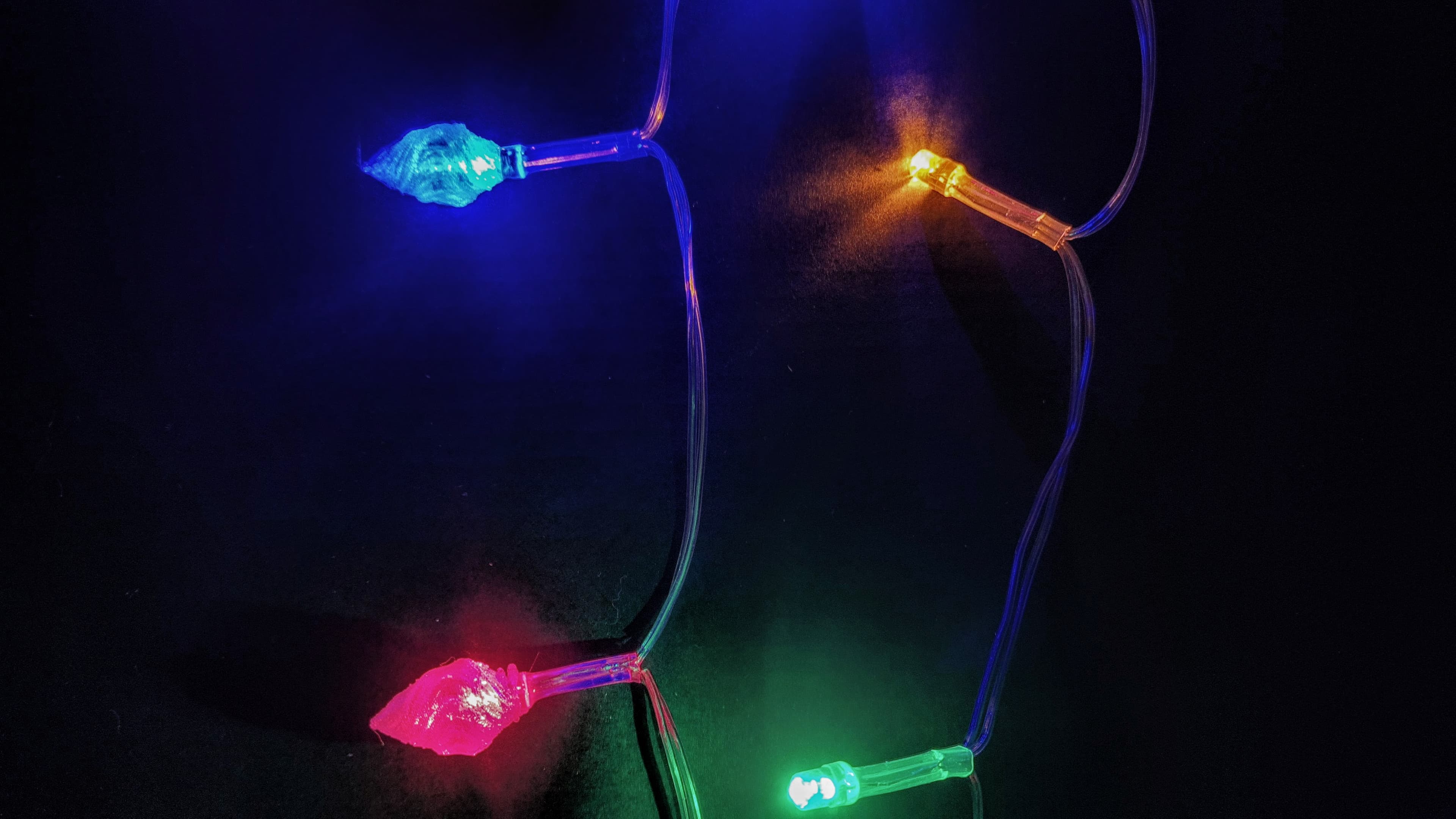 LED Fairy Light Diffuser - Spiral 3d model