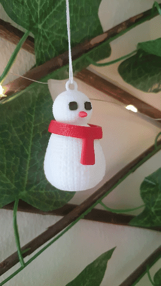 Snowman Decor 3d model