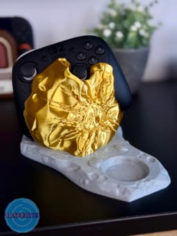 Gold Nugget DK Controller Stand / Amiibo Stand 3d model