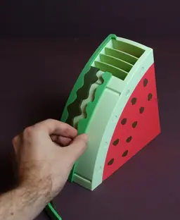 Watermelon knife block 3d model