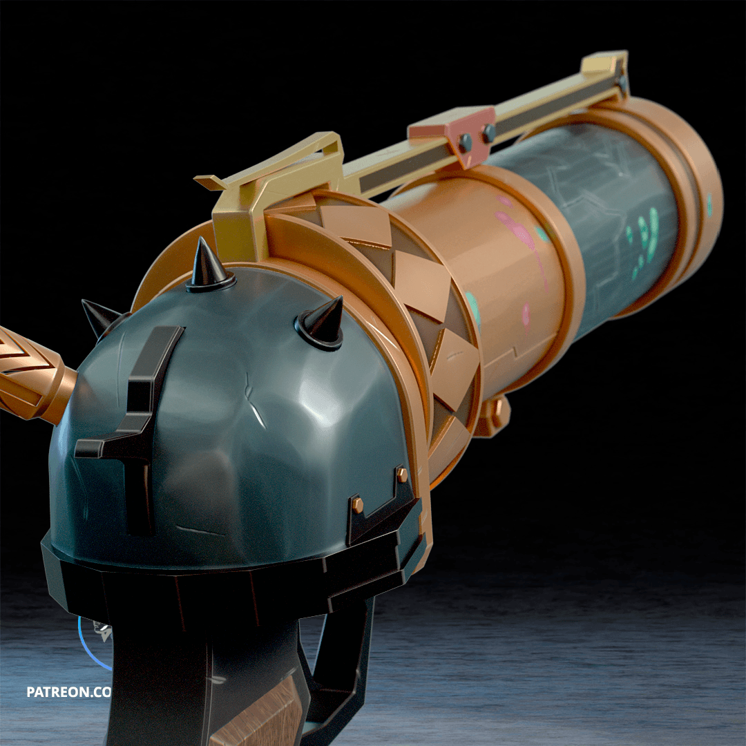 Jinx Pistol 3D Printer STL File 3d model