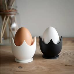 Crown Egg Holder – A Royal Touch for Your Breakfast! 3d model