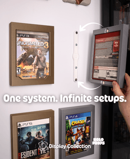 Classic Blu-ray Frames (PS, Xbox, Movies, Steelbooks) | DISPLAY COLLECTION 3d model