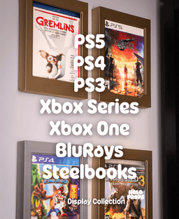 Classic Blu-ray Frames (PS, Xbox, Movies, Steelbooks) | DISPLAY COLLECTION 3d model