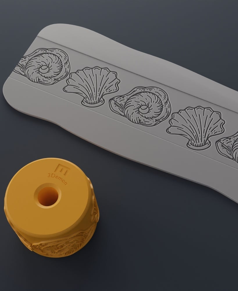Beach Texture Rollers 3d model