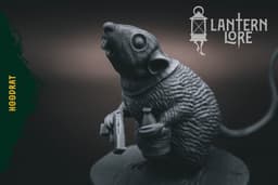 Hood Rat (Pre Supported) Tiny rat. Big problems. 3d model