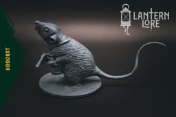 Hood Rat (Pre Supported) Tiny rat. Big problems. 3d model