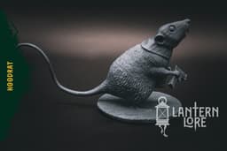 Hood Rat (Pre Supported) Tiny rat. Big problems. 3d model