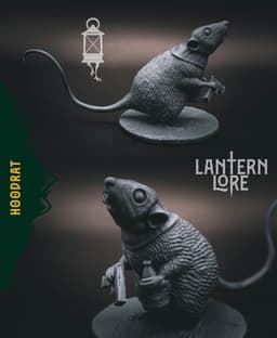 Hood Rat (Pre Supported) Tiny rat. Big problems. 3d model