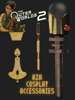 Aza Cosplay Accessories - The Outer Worlds 2 3d model