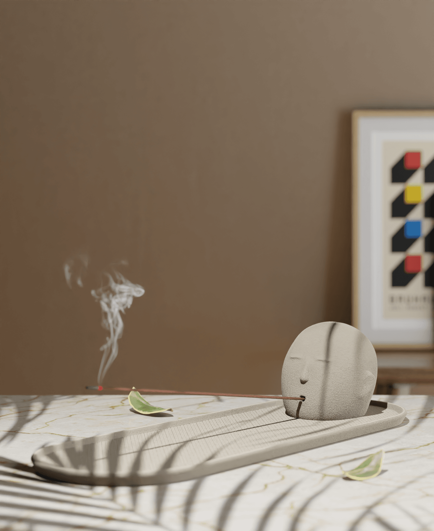 Inyo: A Minimalist Incense Holder 3d model