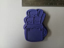 Christmas Mug Buddy 3 Cookie Cutter 3d model