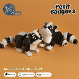 Petit Badger 2 3d model