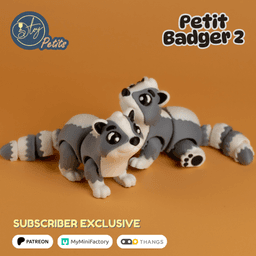 Petit Badger 2 3d model
