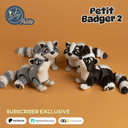 Petit Badger 2 3d model