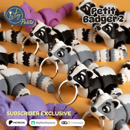 Petit Badger 2 3d model
