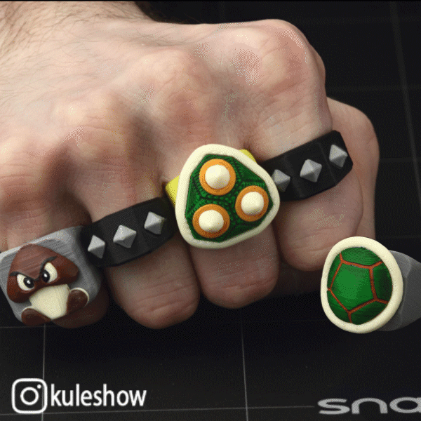 Bowser Rings 3d model