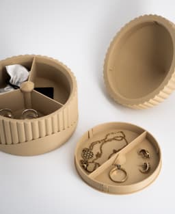 Dual Secret Jewelry Box 3D Print File | Storage Box Model "Aurelia" | Two Hidden Containers 3d model