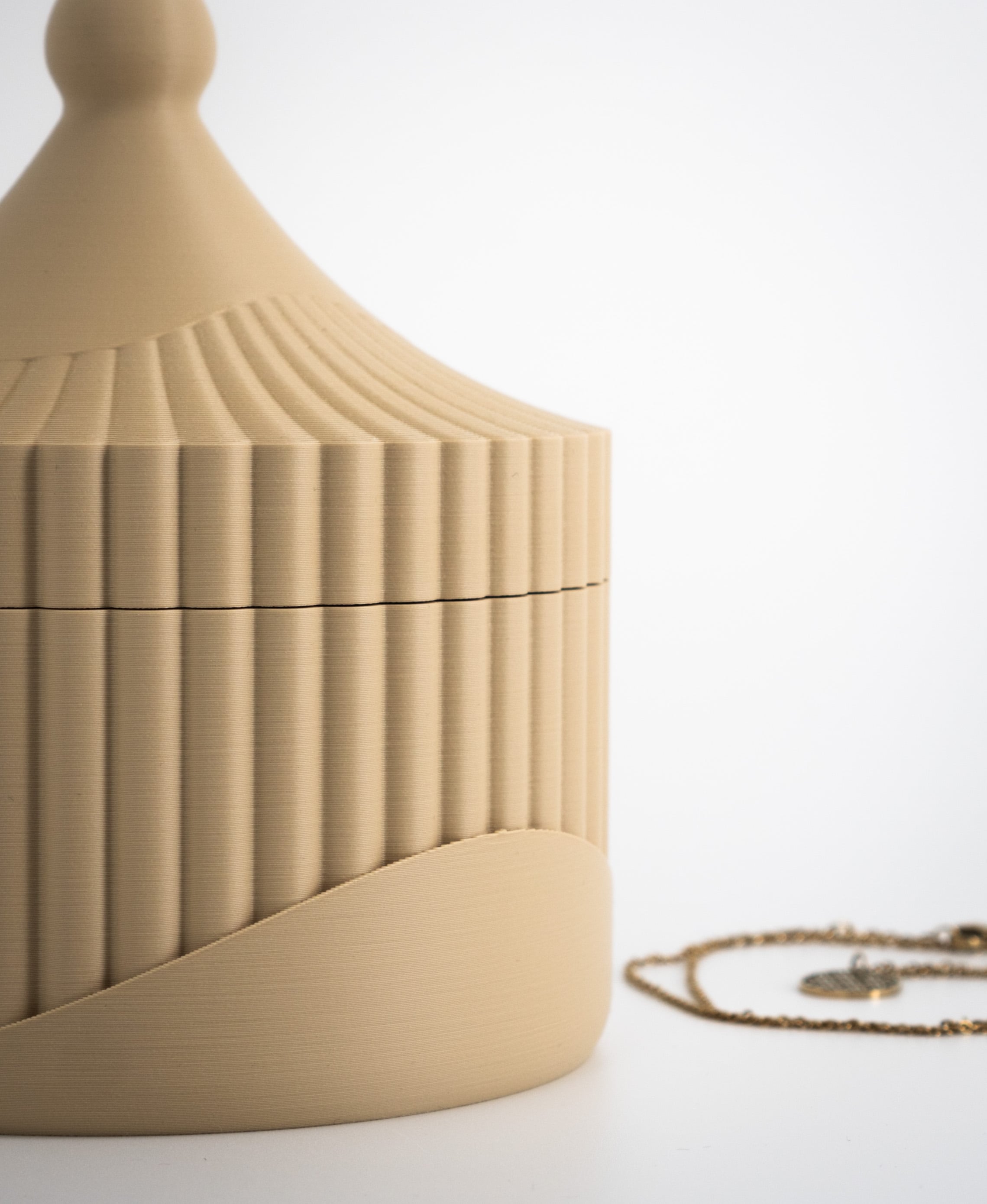 Dual Secret Jewelry Box 3D Print File | Storage Box Model "Aurelia" | Two Hidden Containers 3d model