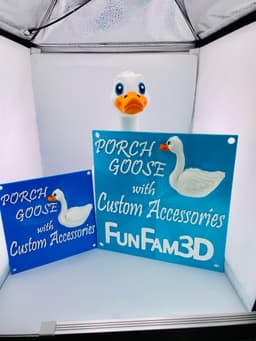 Signs for Porch/Desk Goose & Accessories 3d model