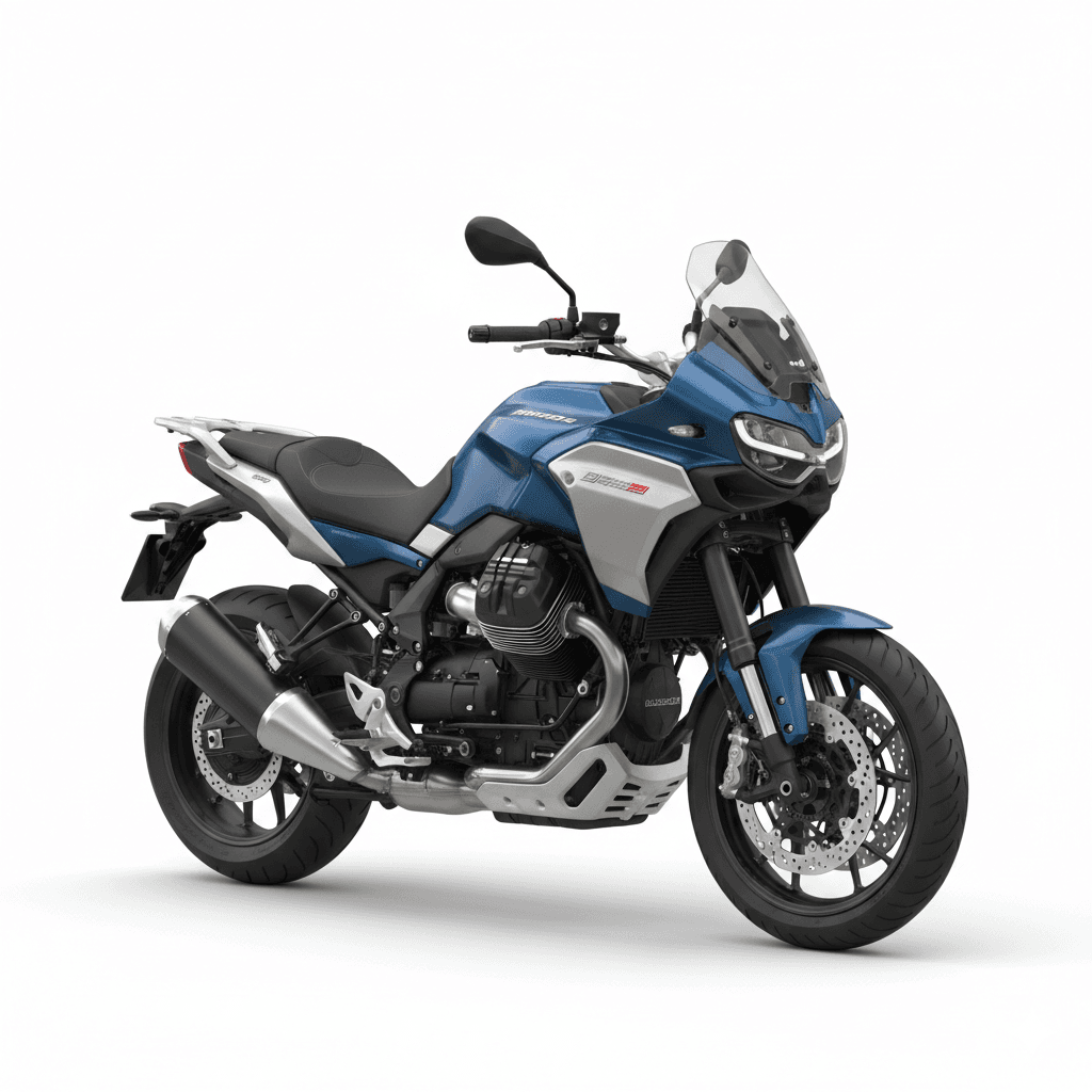 Moto Guzzi Stelvio Touring Adventure Motorcycle 3d model