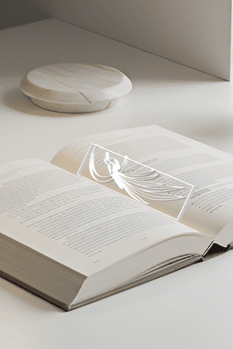 Moon And Bird Bookmark, Creativity Bookmark, Gift Idea 3d model