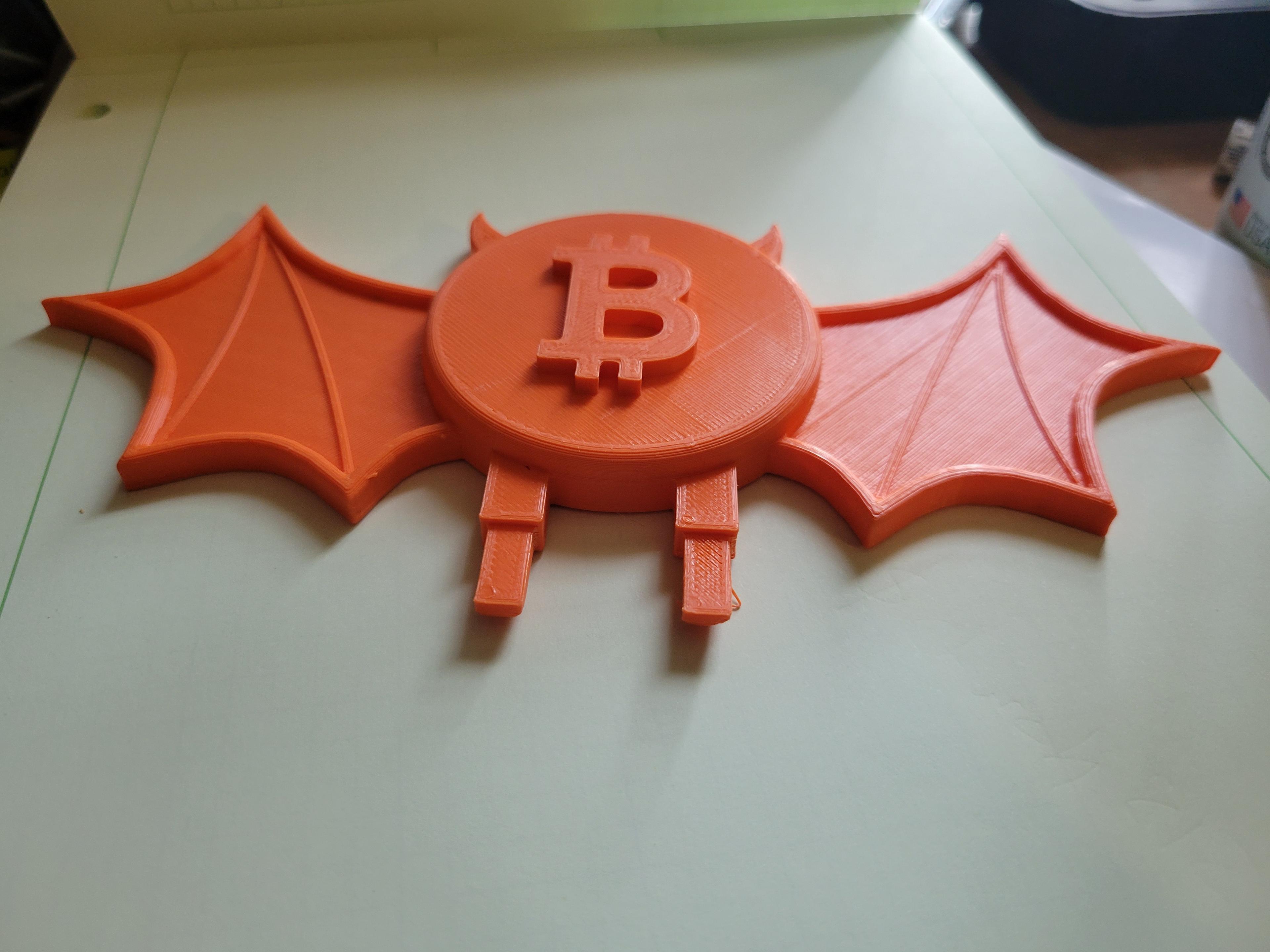 Bitcoin Bat 3d model
