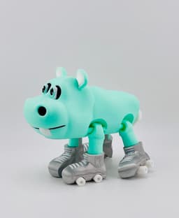 Hippo Roller Skate Flexi 3d model