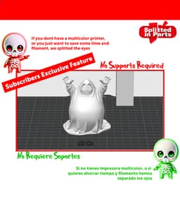 Chunky Ghost 3d model