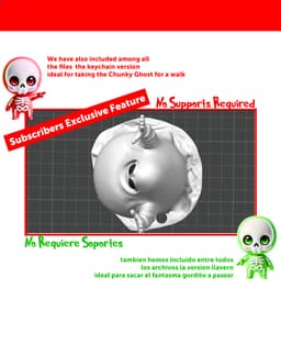 Chunky Ghost 3d model