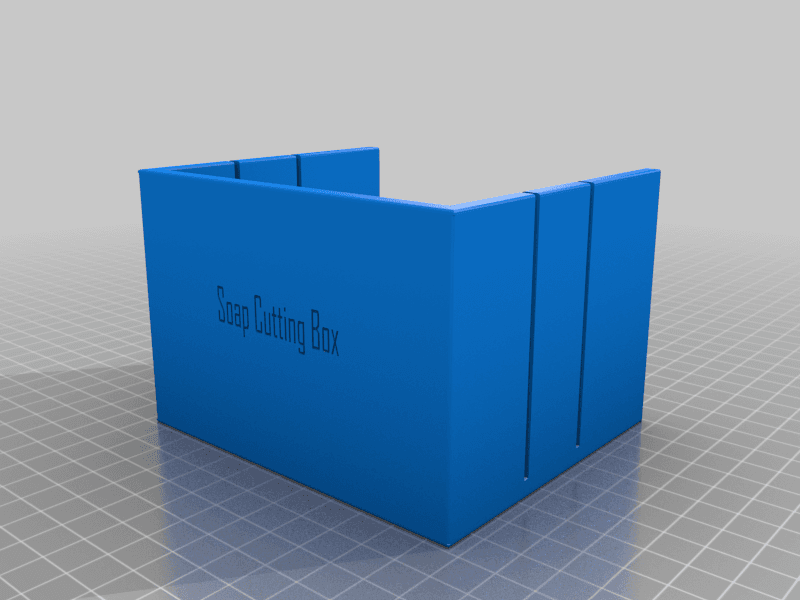 Small Soap Cutting Box 3d model