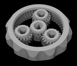 GOTED Planetary Fidget Spinner 3d model