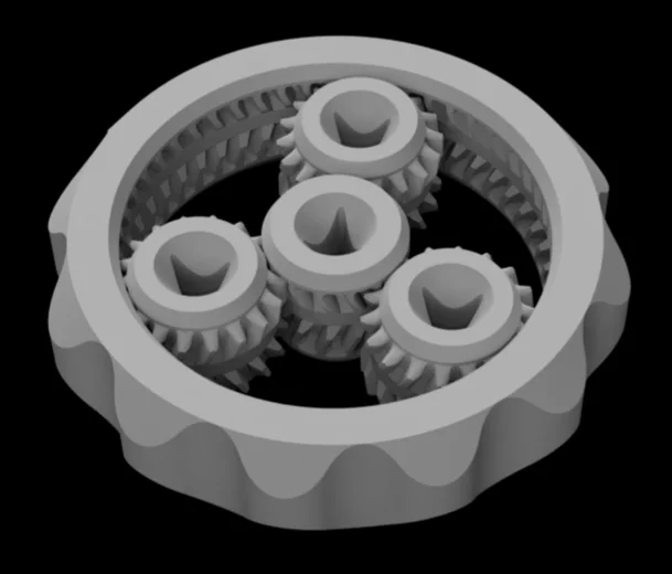 GOTED Planetary Fidget Spinner 3d model