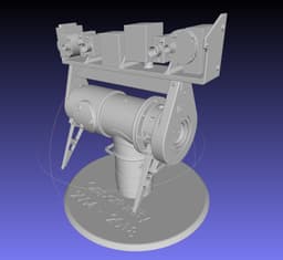 Opportunity Mars Rover Camera Head Bust 3d model