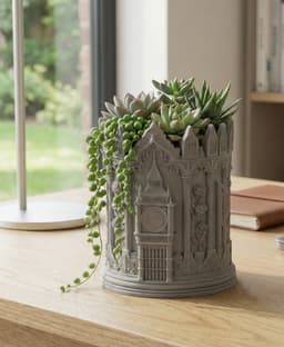 London Big Ben Architectural Planter 3d model