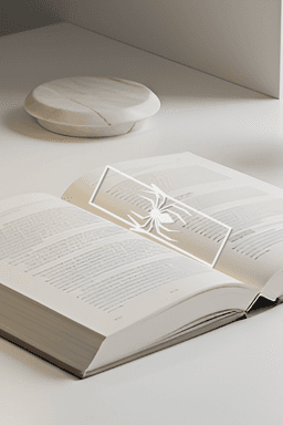 Spider Bookmark, Creativity Bookmark, Gift Idea 3d model