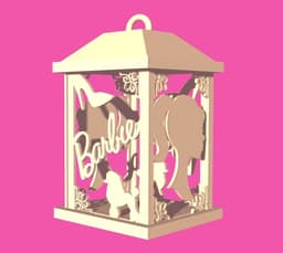 Barbie Lamp 3d model